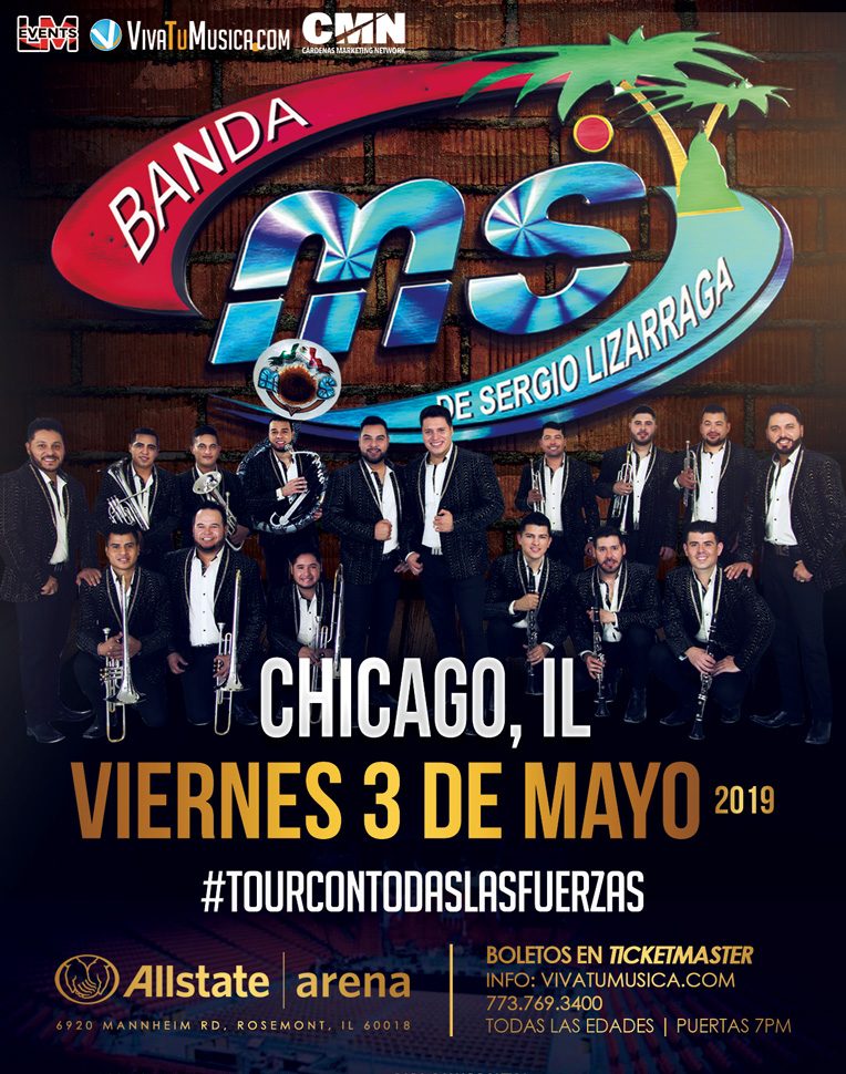 Banda MS Allstate Arena Picardia Musical Chismes, Escandalos,Morbo,